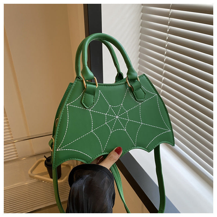 Borsa a tracolla da donna a forma di ragnatela di Halloween