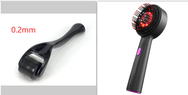Home Scalp Drain Comb Red Light Anti-slip Hair Care Multi-functional Massage Comb
