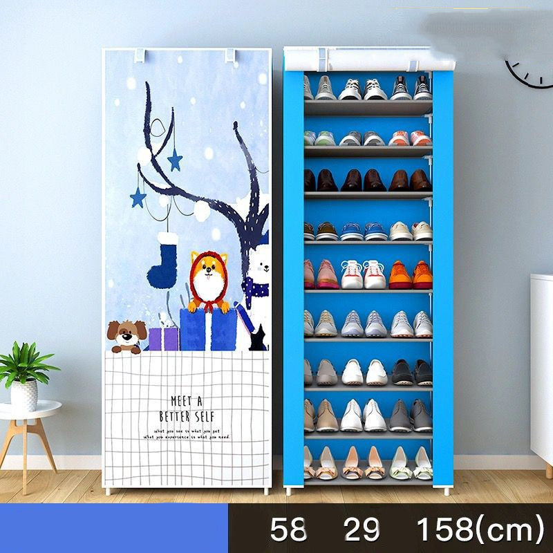 Student Dormitory Bedroom Storage Shoe Rack