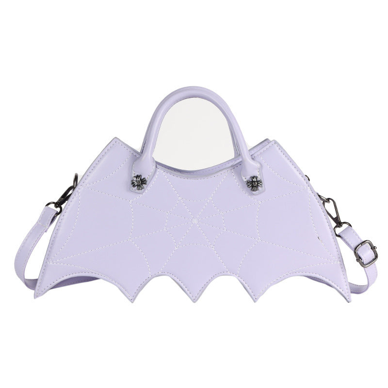 Borsa a tracolla a forma di ragnatela di Halloween – Borsa in stile Batgirl